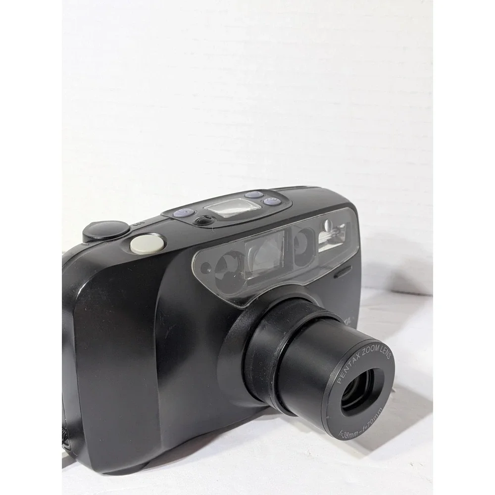 Pentax IQZoom EZY 35mm Film Point and Shoot Camera Tested Exc.